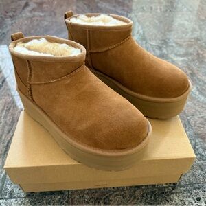 Ugg Classic Ultra Mini Platform - Chestnut